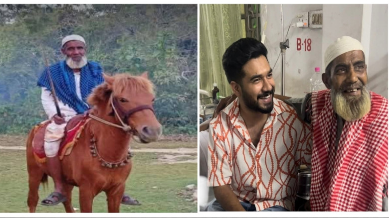 গোরখোদক মনু মিয়ার সাথে দেখা করতে গিয়েছিলেন খায়রুল ...